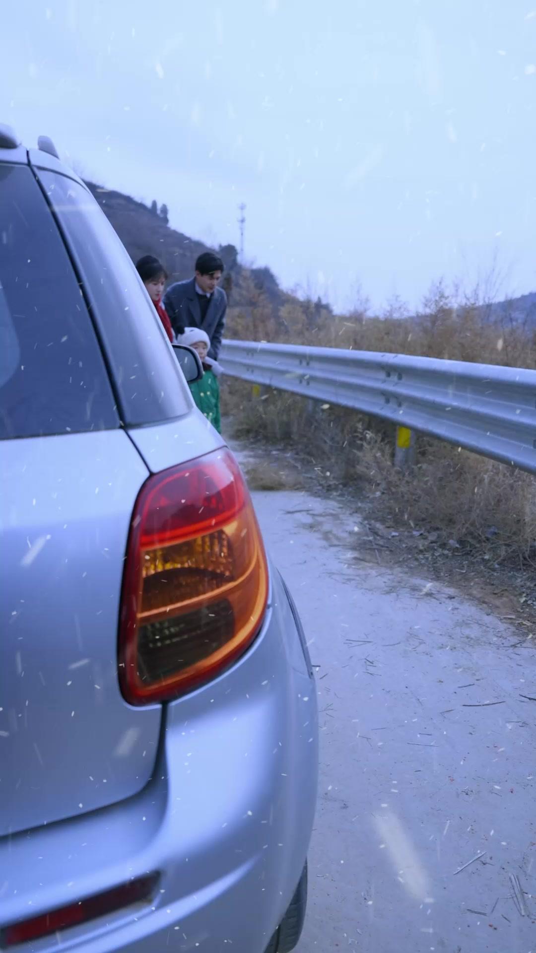 A Snowbound Journey Home