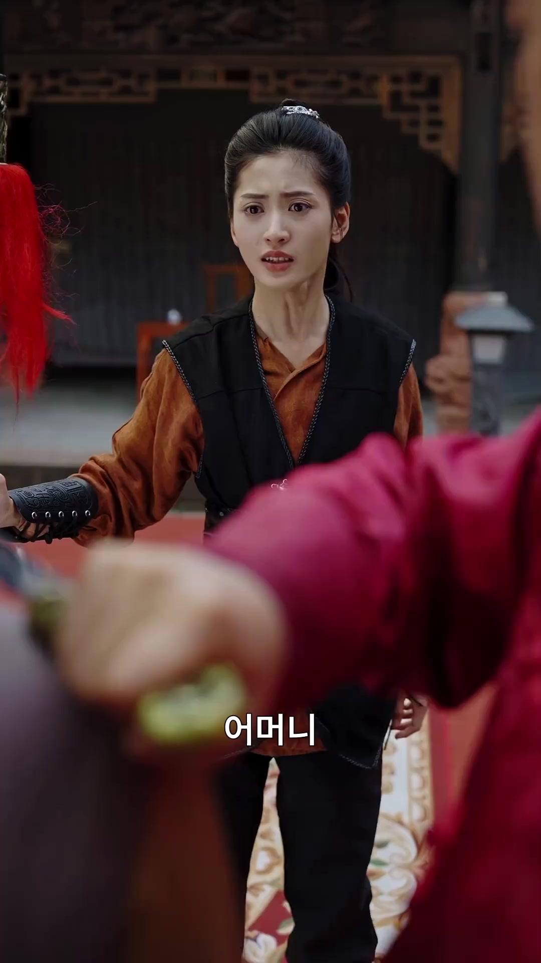 바람에 물든 꽃