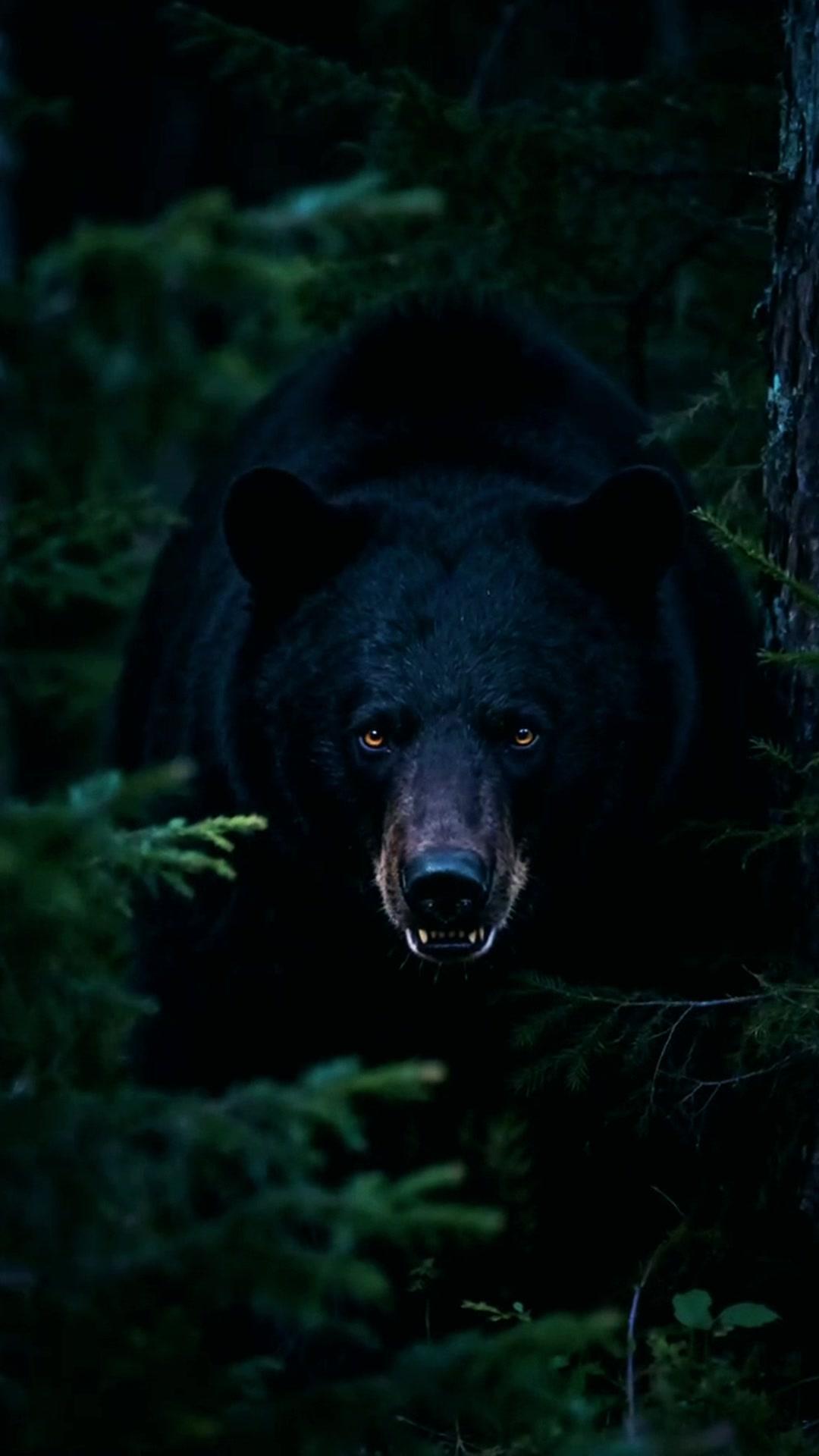 哀牢山驚魂人面熊