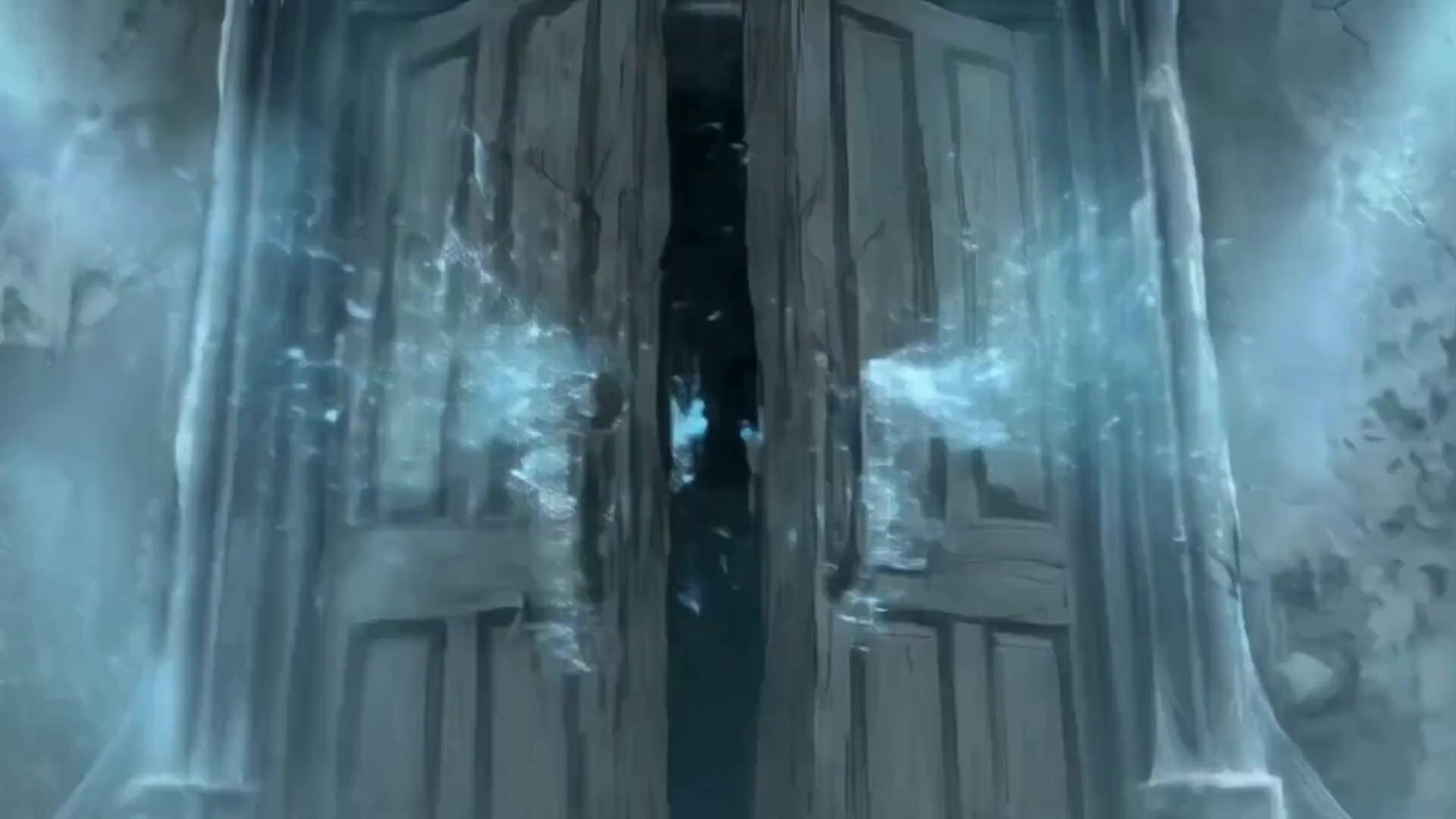 (مدبلج) تطرقان ابليستان توأمتان الباب… فتحته بحماس