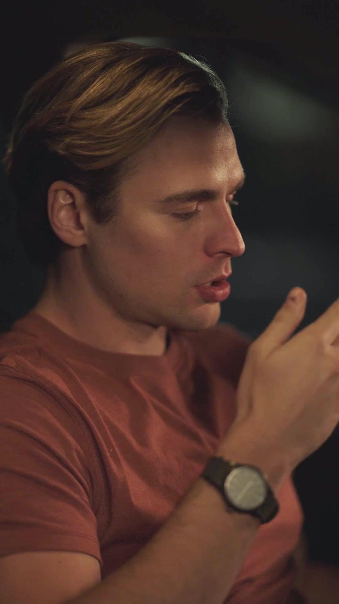 The officer fell for me