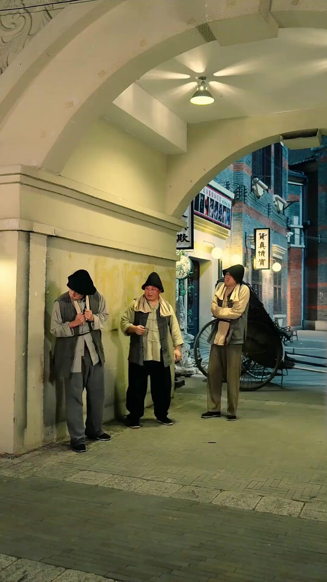 Aufstieg eines Rikscha-Mannes