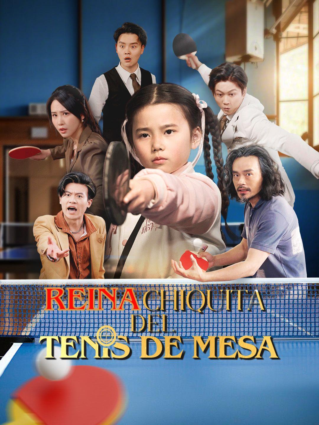 (Doblado) Reina chiquita del tenis de mesa
