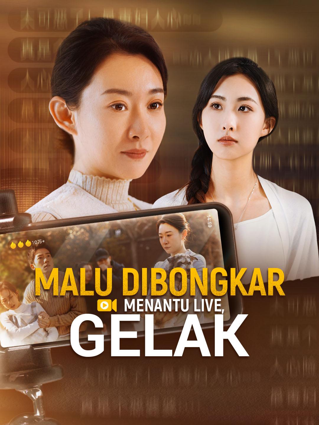 Malu dibongkar menantu live, gelak