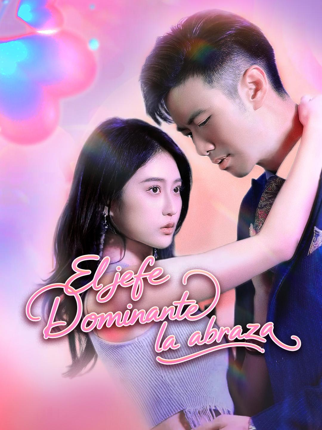 El jefe dominante la abraza