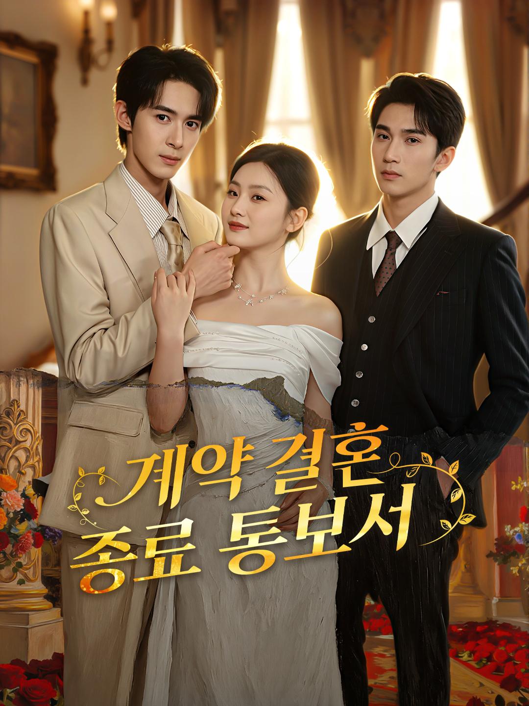 계약 결혼 종료 통보서