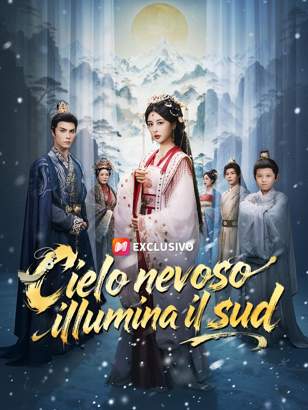 Cielo nevoso illumina il sud