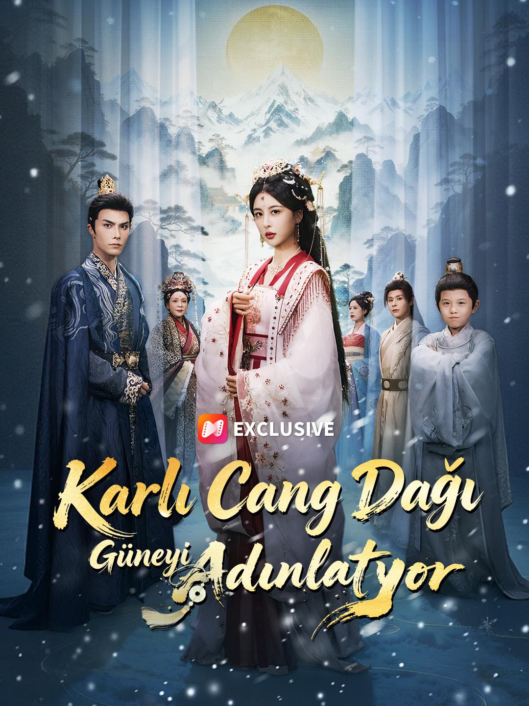 Karlı Cang Dağı Güneyi Aydınlatıyor