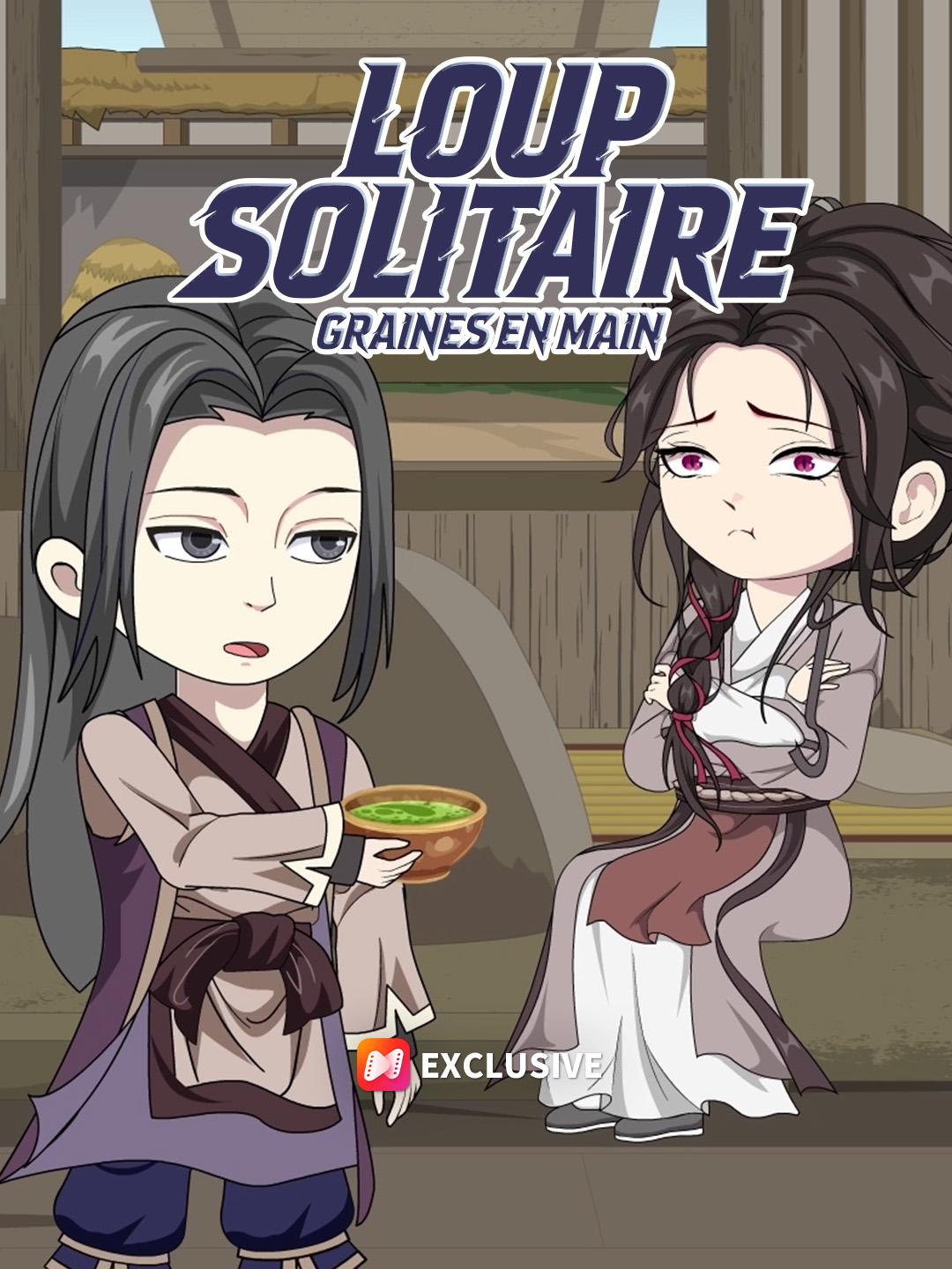 LOUP SOLITAIRE, GRAINES EN MAIN