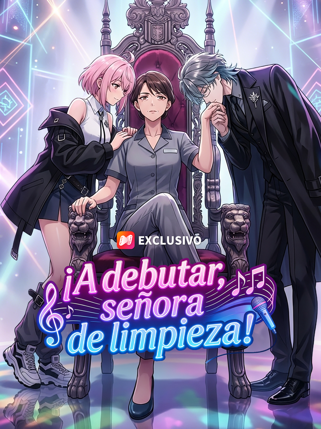 ¡A debutar, señora de limpieza!