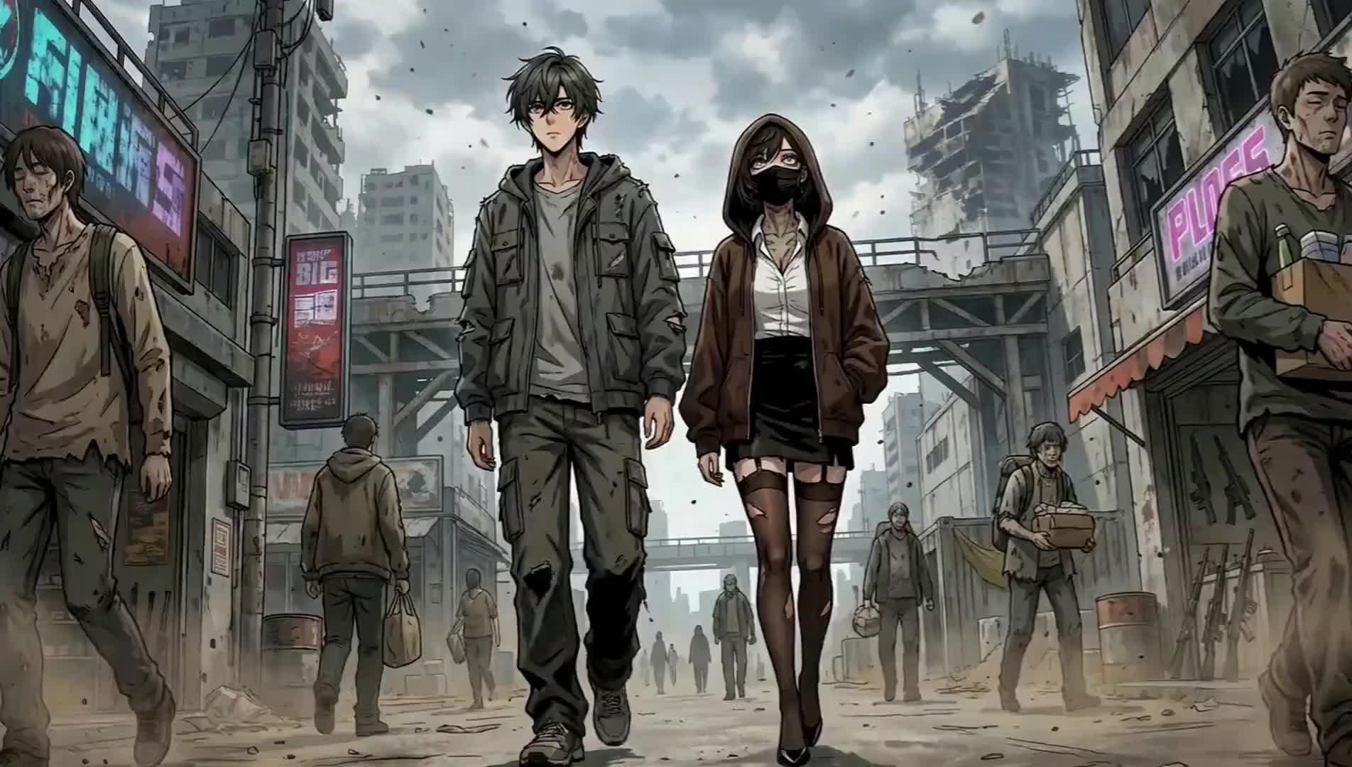 (Dublagem) Vinculado ao Sistema do Apocalipse, Amo uma Zumbi