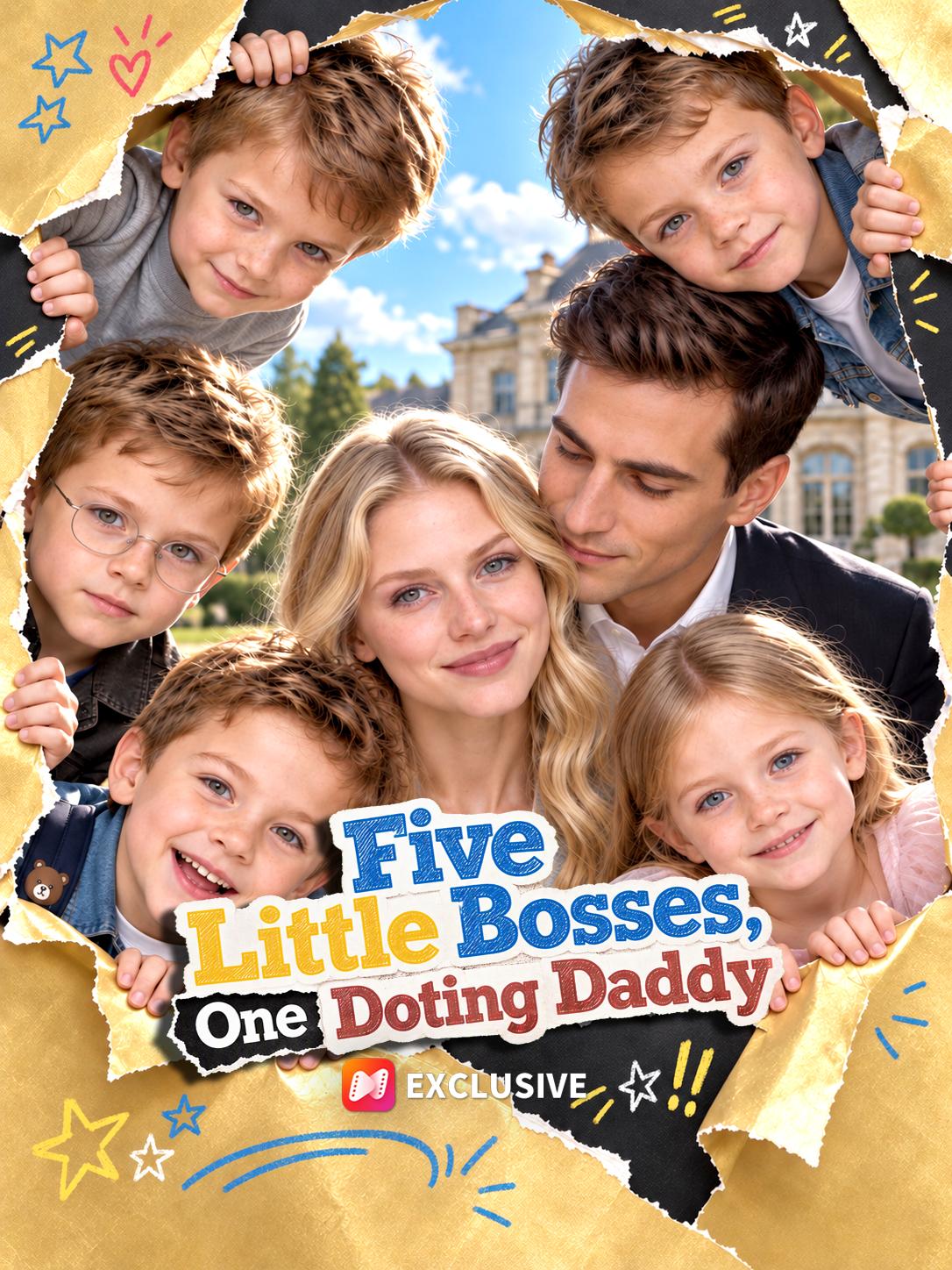 Five Little Bosses, One Doting Daddy
